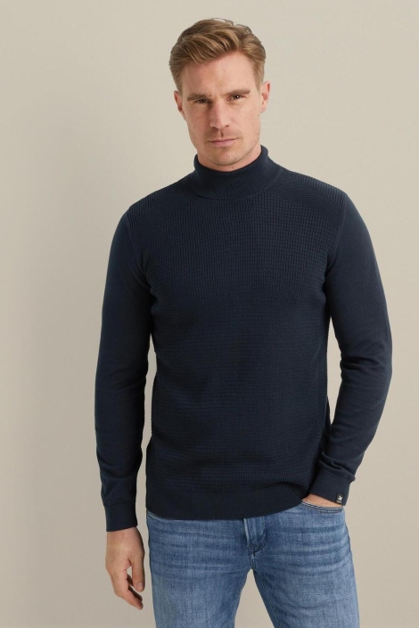 Vanguard roll neck pima cotton